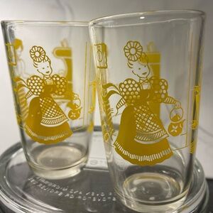 Vintage, Swanky Swig Juice Glasses